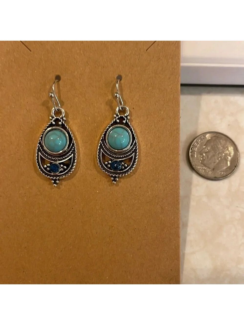 Dangle Earrings, Boho, Crystal, New